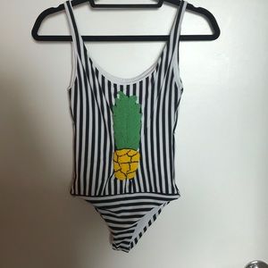 One piece bathing suit